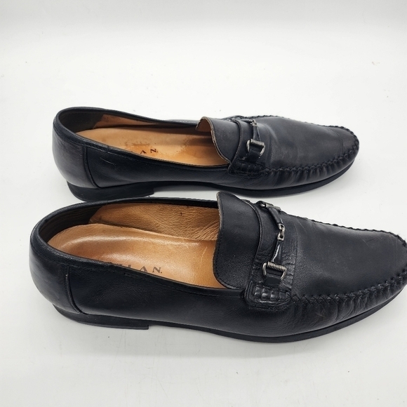 Mezlan Shoe Men 12 M Ghedini Genuine Calfskin Loafer Slip-On Black main image 9
